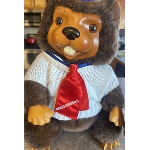 Vintage 1988 Raikes Timber Creek‎ Collection SAM Beaver Wood Face/feet  Plush